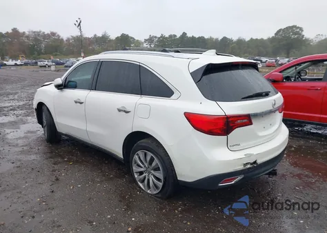 2014 Acura Mdx Technology Package из США, поврежденный, VIN 5FRYD4H40EB020987